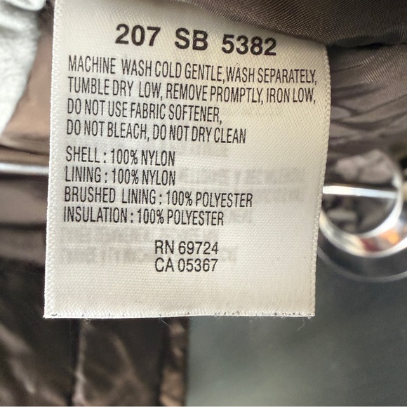 Columbia Brown and Gray Hooded Youth 18-20 Jacket - Picture 11 of 16